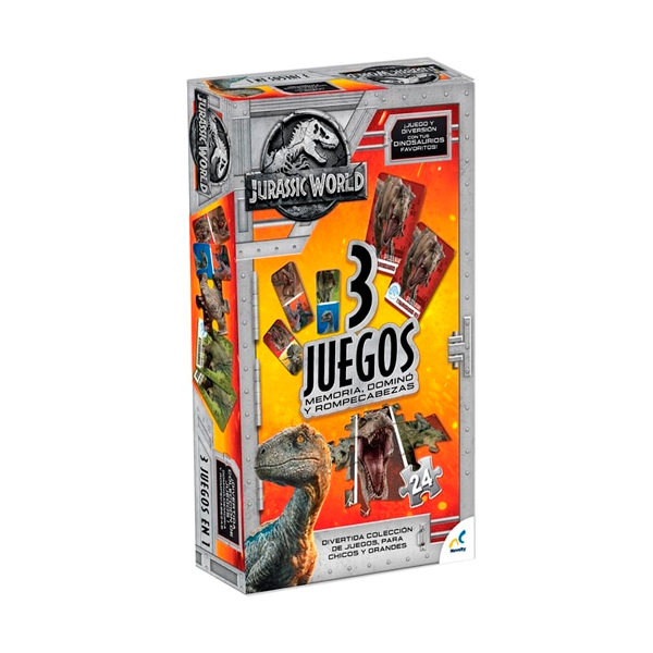 Novelty Jurassic World 3 Juegos En 1