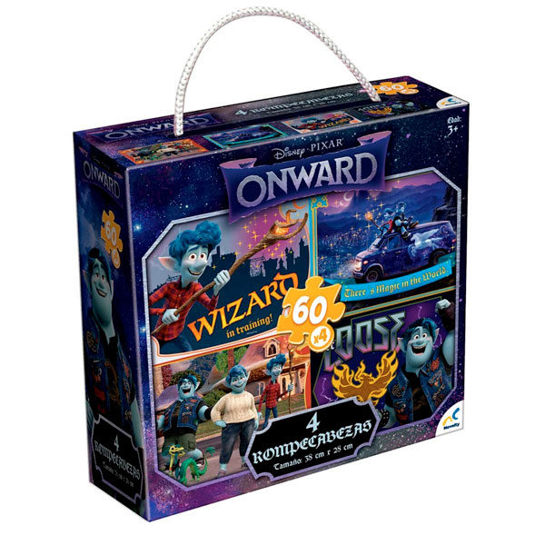 Novelty Rompecabezas 4 en 1 Unidos Pixar