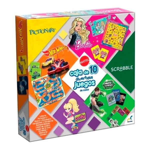 Novelty Set de 10 Juegos Mattel