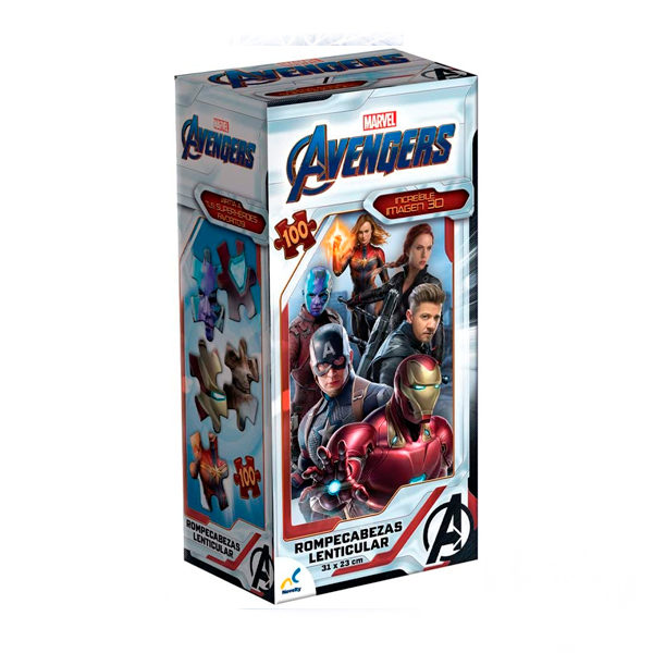 Novelty Rompecabezas Lenticular Avengers 100 pzas