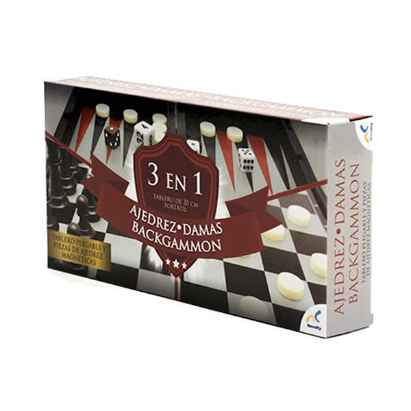Novelty Set de Juegos 3 en 1 Magnético