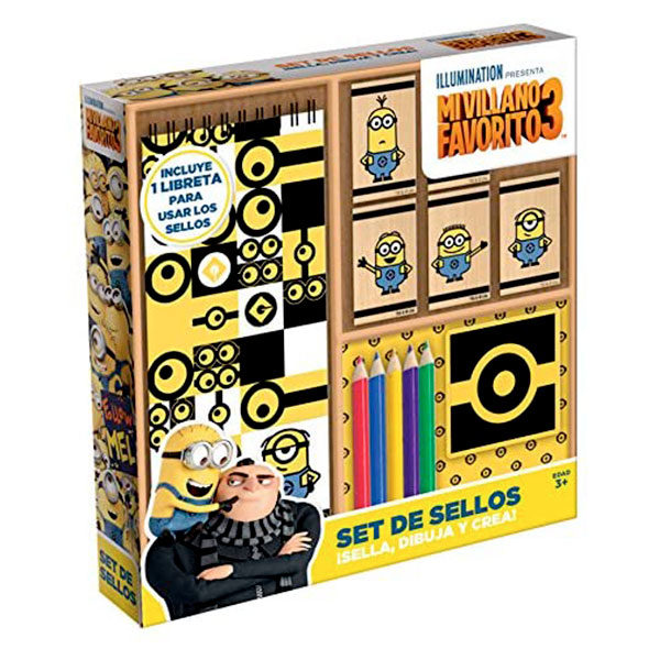Novelty Set de Sellos Mi Villano Favorito 3