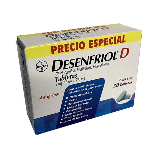 Desenfriol D 30 Tabletas