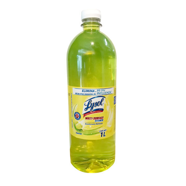 Desinfectante Lysol Citrus Botella 1 Lt