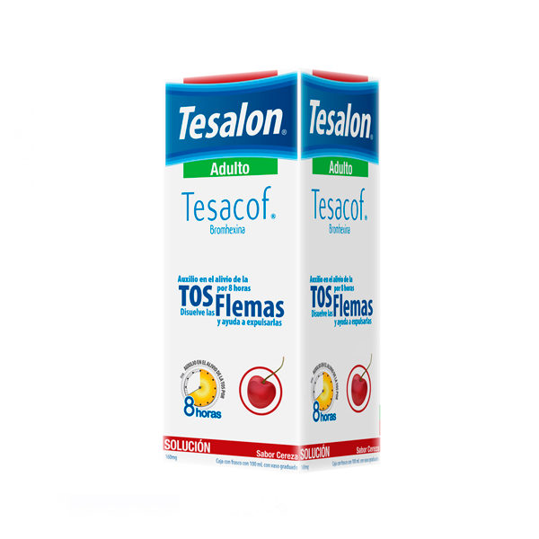 Tesalon Tesacof Adultos Jarabe Bromhexina 160 Mg – Zedel Distribuidora