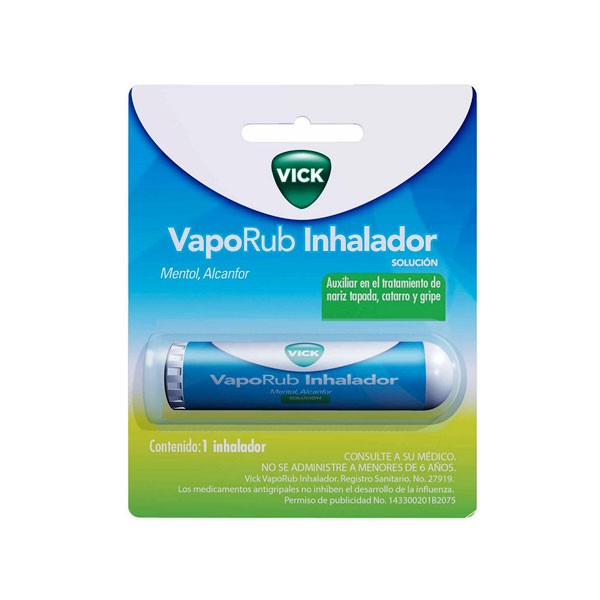 Vick VapoRub Inhalador Nasal 1 Pieza – Zedel Distribuidora