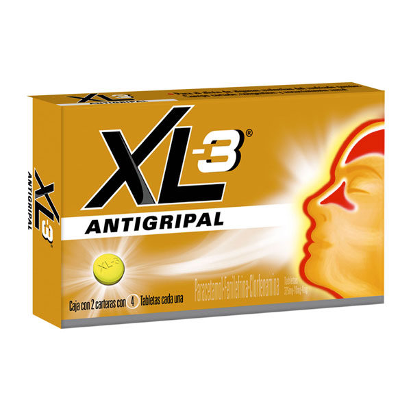 XL-3 Antigripal 8 Tabletas