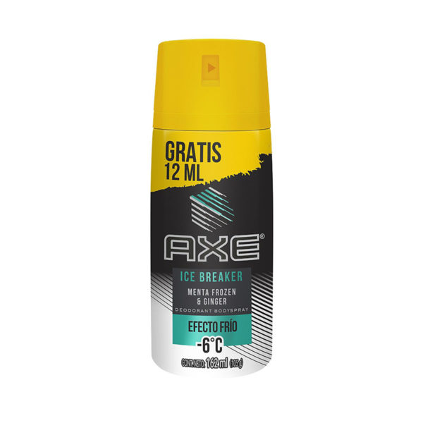 Axe Desodorante Body Spray Ice Breaker Efecto Frío 162ml