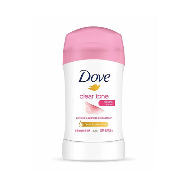 Dove Antitranspirante en Barra Clear Tone 48h 45g
