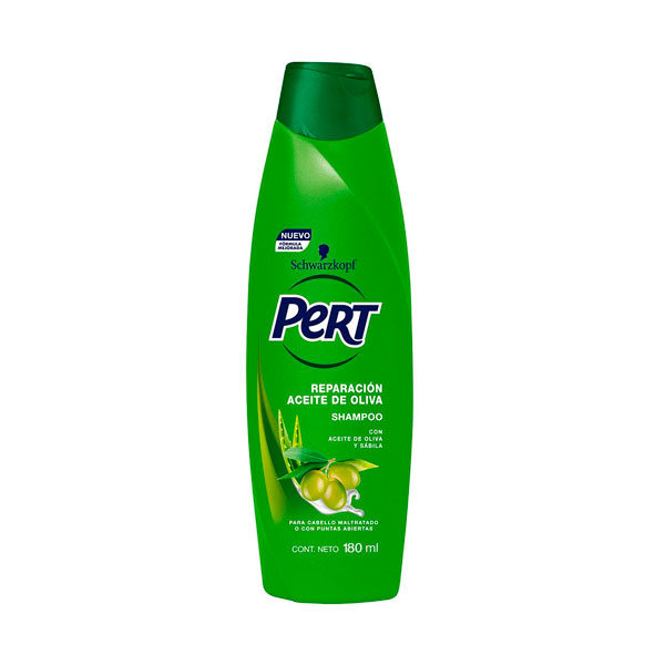 Pert Shampoo Reparación Aceite de Oliva 180ml