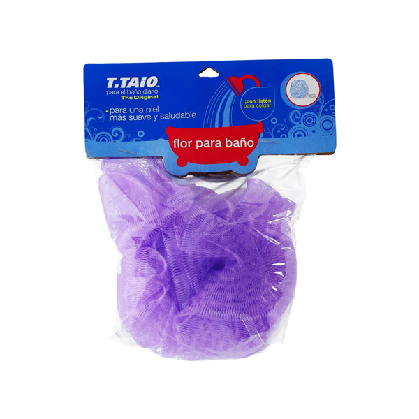 T.Taio Esponja Flor Para Baño 1pz – Zedel Distribuidora