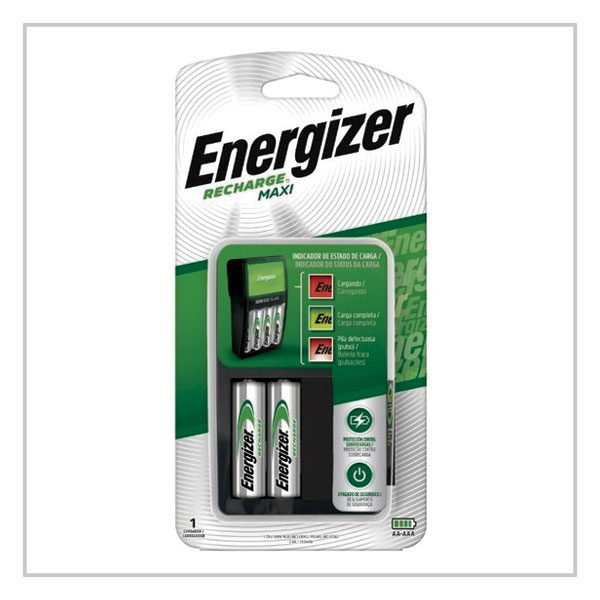 Energizer Recharge MIXI AA/AAA Cargador con 2 Pilas AA