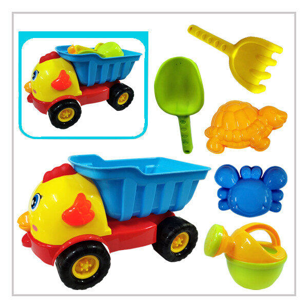 Bubble Toys Carro de Construcción Pollo con Accesorios 6pz
