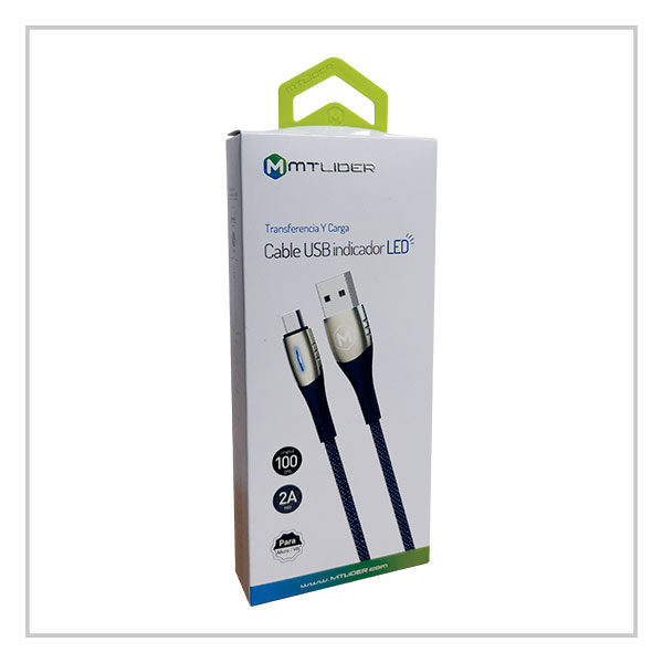 MTLider Cable USB LED Micro/V8 CU009-1