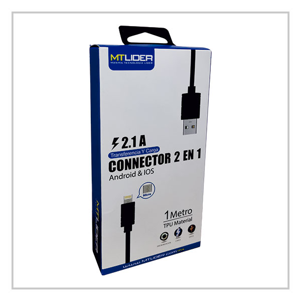 CARGADOR DOBLE USB DE PARED 2,1 A - Folder, Líder en papelería