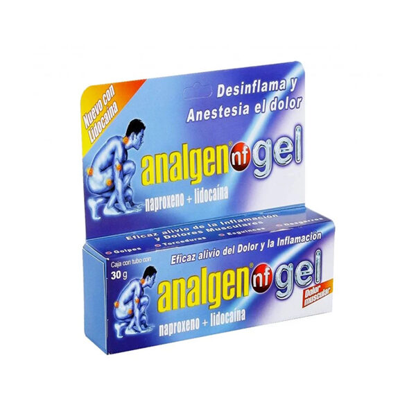 Analgen Gel Naproxeno/Lidocaína 30g