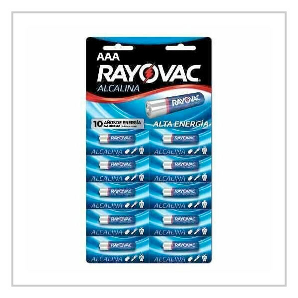 PILAS ALCALINAS AA – Rayovac